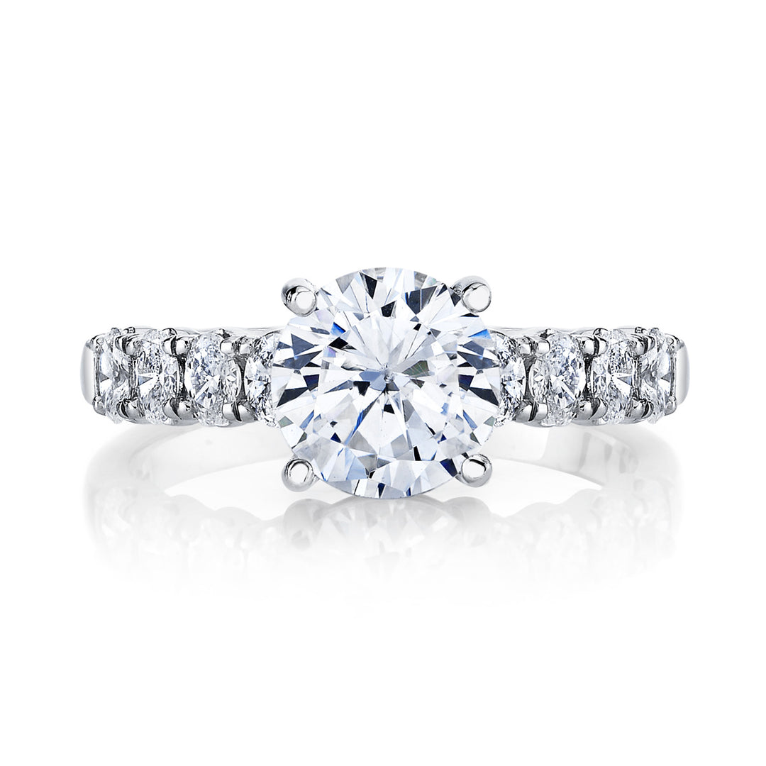 Oval Diamond Engagement Ring