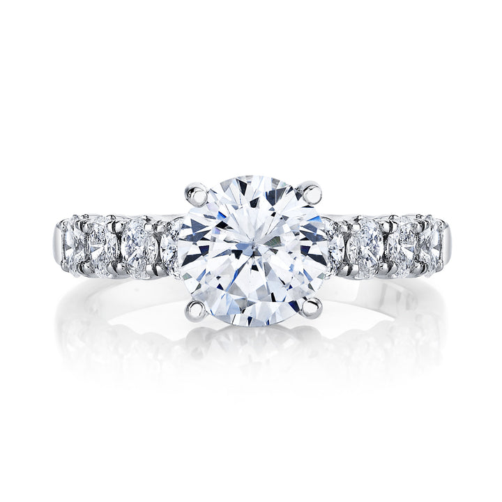 Oval Diamond Engagement Ring