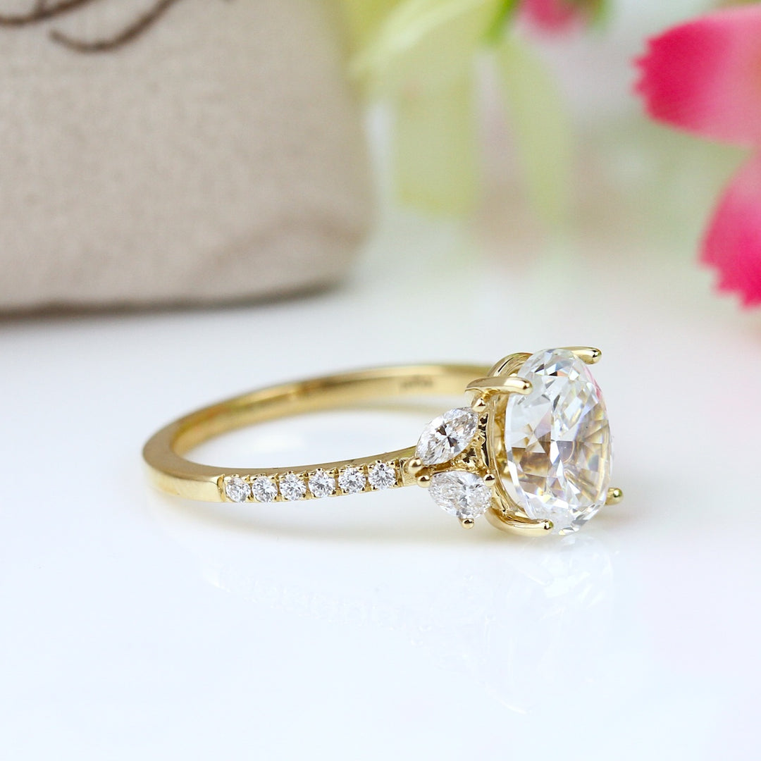 Marquise Diamond Engagement Ring