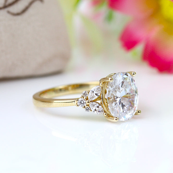 Marquise Diamond Engagement Ring