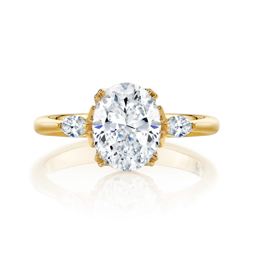 Oval Diamond Engagement Ring