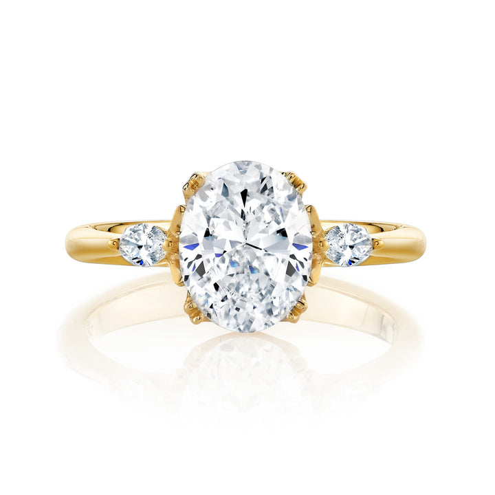 Oval Diamond Engagement Ring