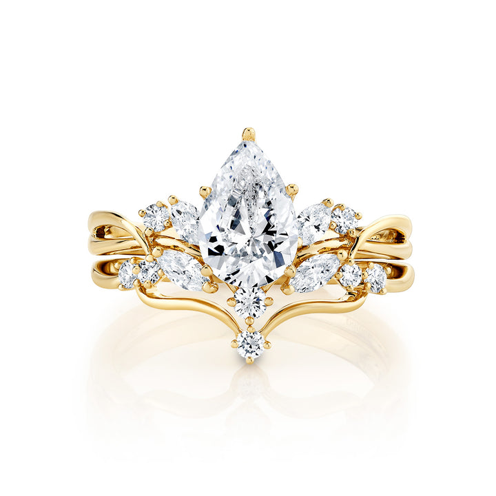 Diamond Cluster Engagement Ring