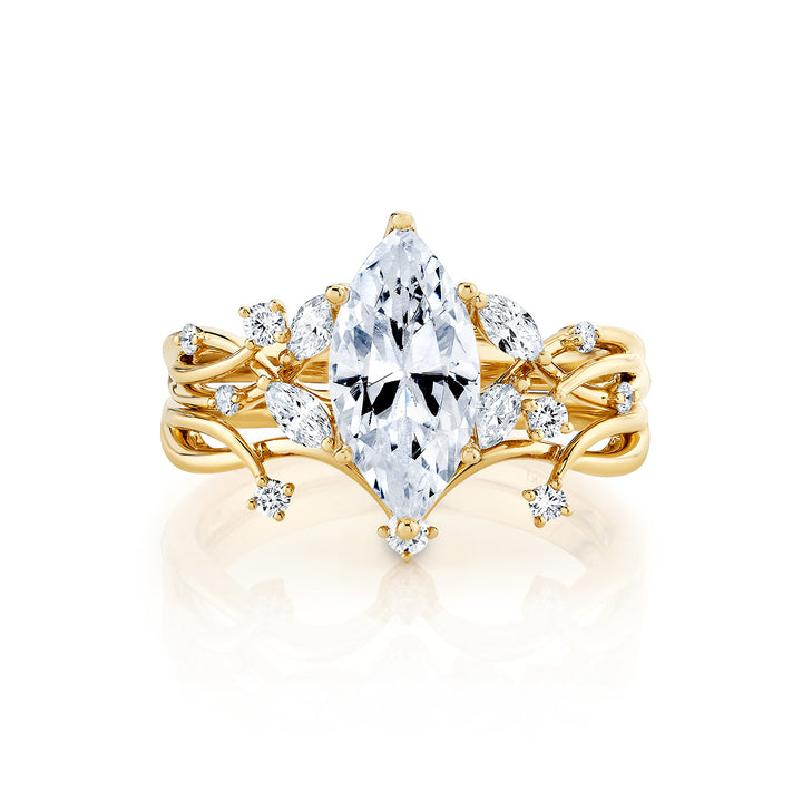 Diamond Cluster Engagement Ring