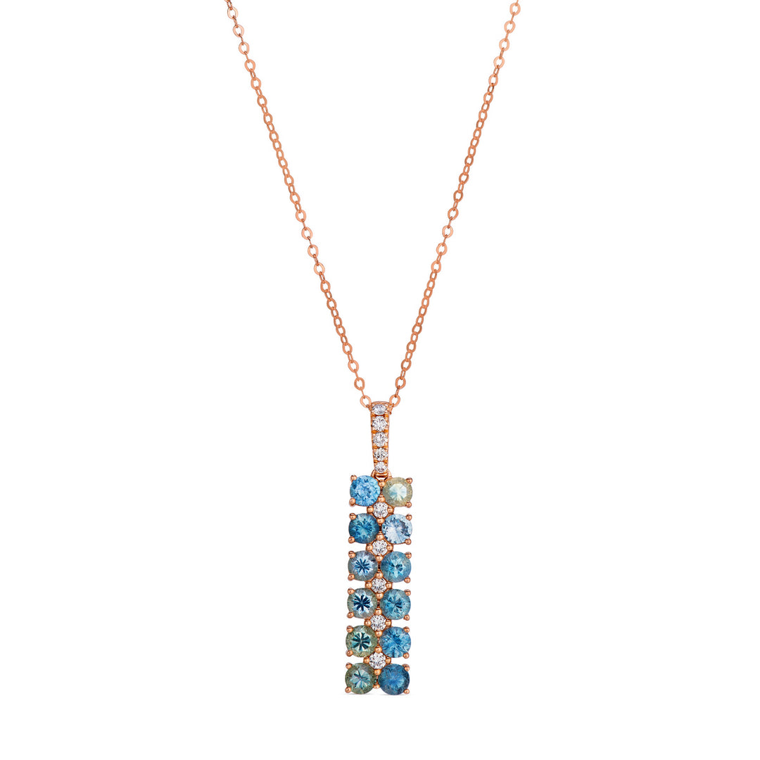 Strawberry Gold®Montana Sapphire Ombré™PENDANT