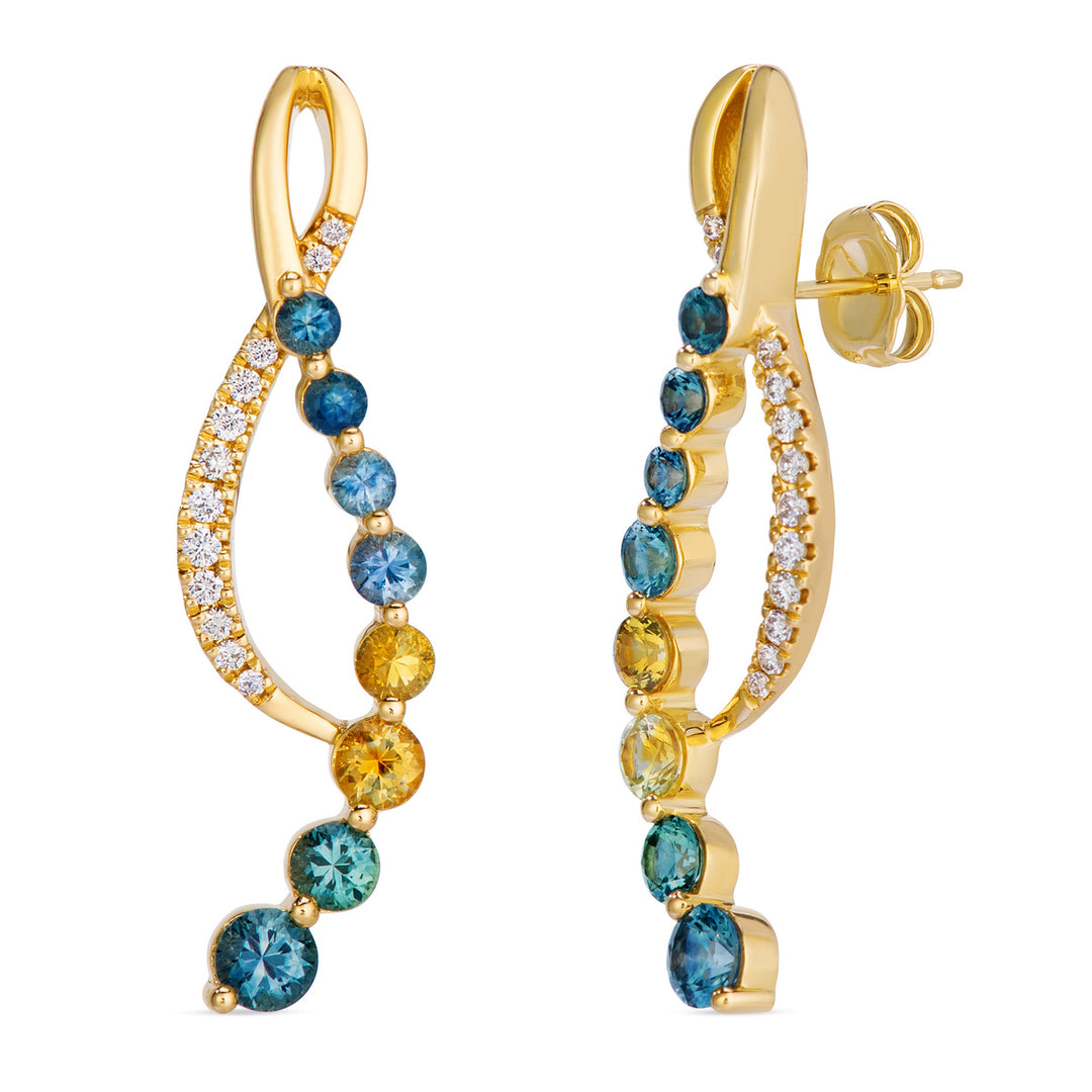 Honey Gold™Montana Sapphire Ombré™EARRINGS
