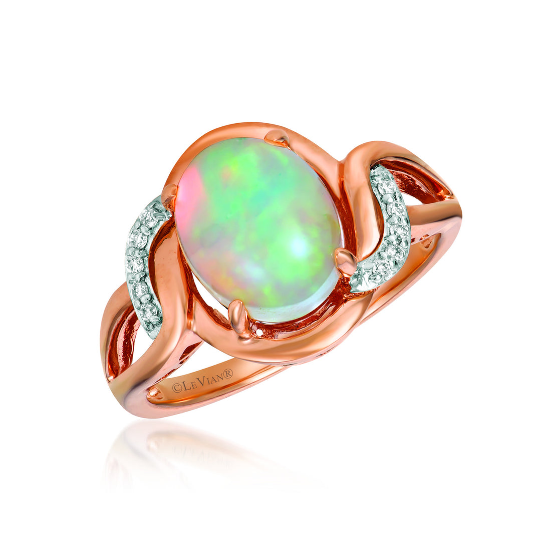 Strawberry Gold®Neopolitan Opal®RING