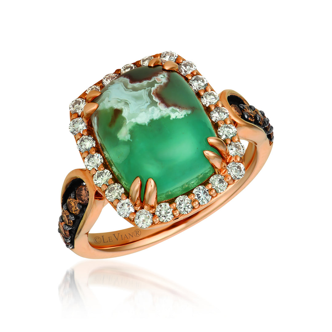 Strawberry Gold®Peacock Aquaprase™RING