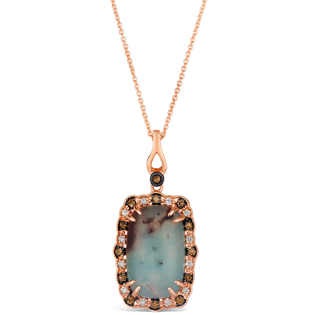 Strawberry Gold®Peacock Aquaprase™PENDANT