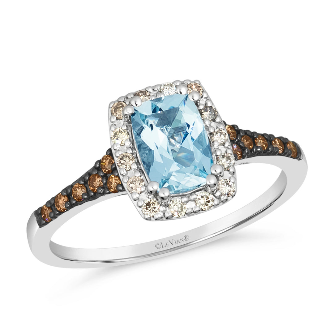 Vanilla Gold®Sea Blue Aquamarine®RING