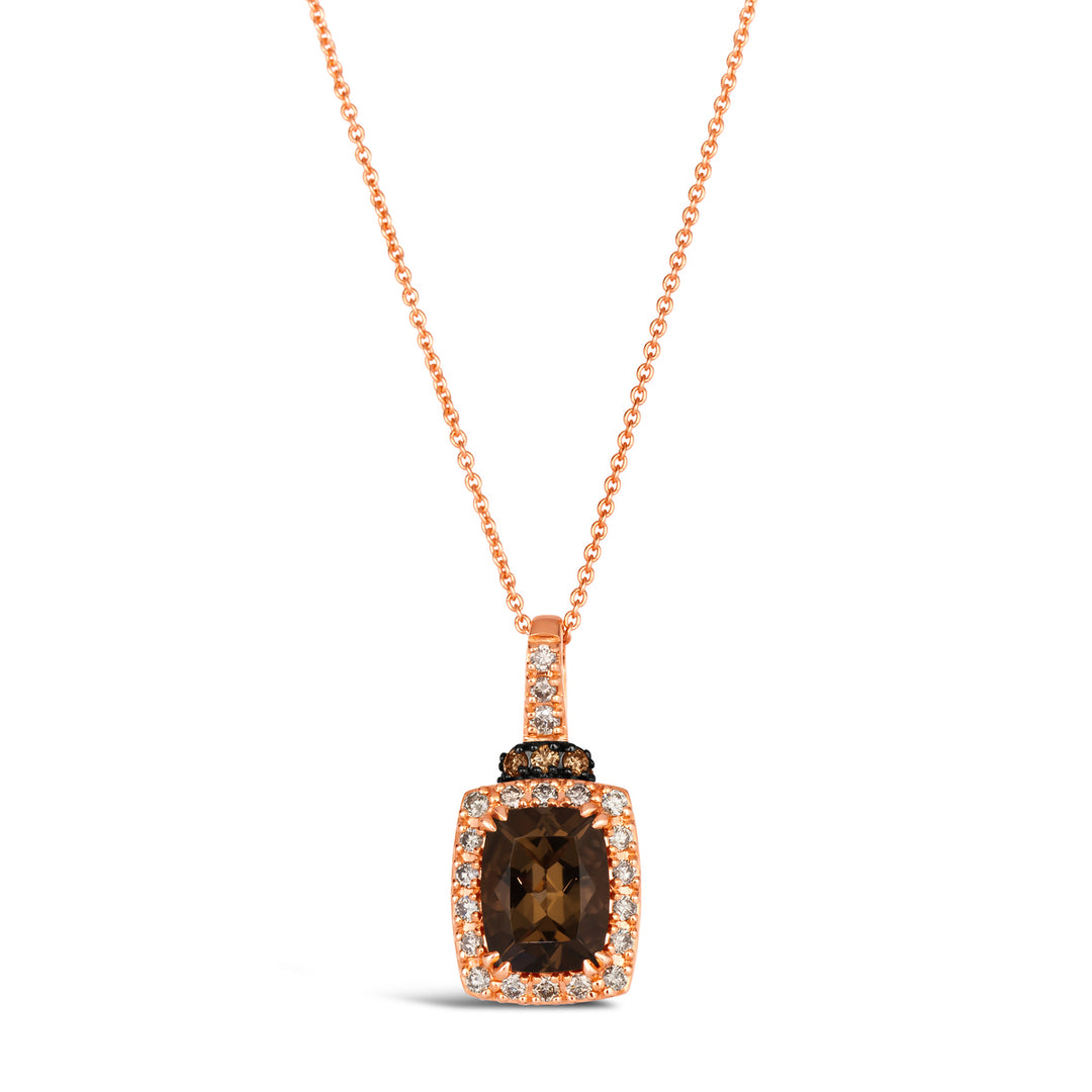 Strawberry Gold®Chocolate Quartz®PENDANT