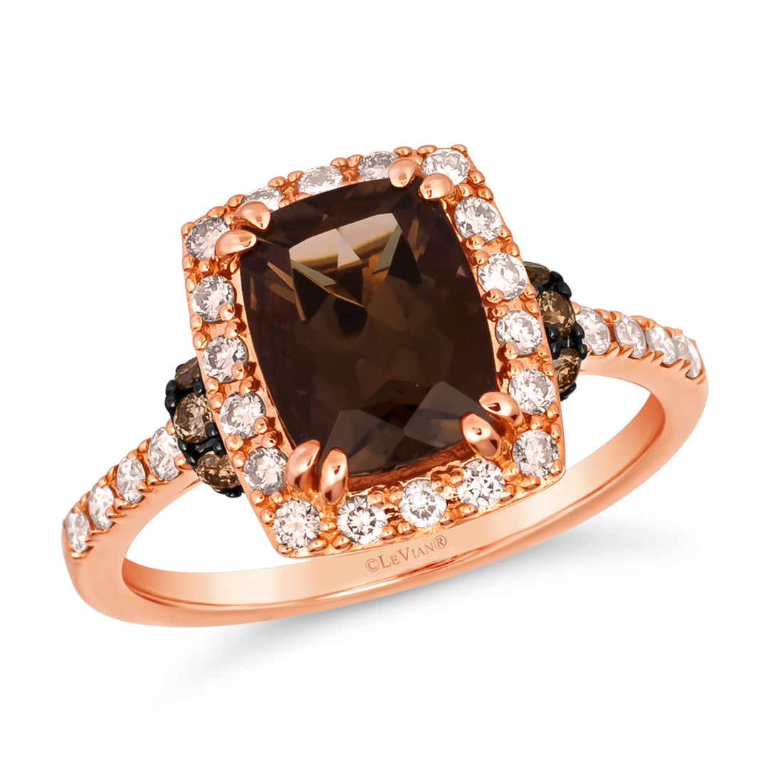 Strawberry Gold®Chocolate Quartz®RING