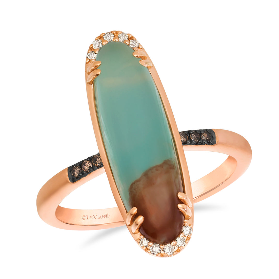 Strawberry Gold®Peacock Aquaprase™RING