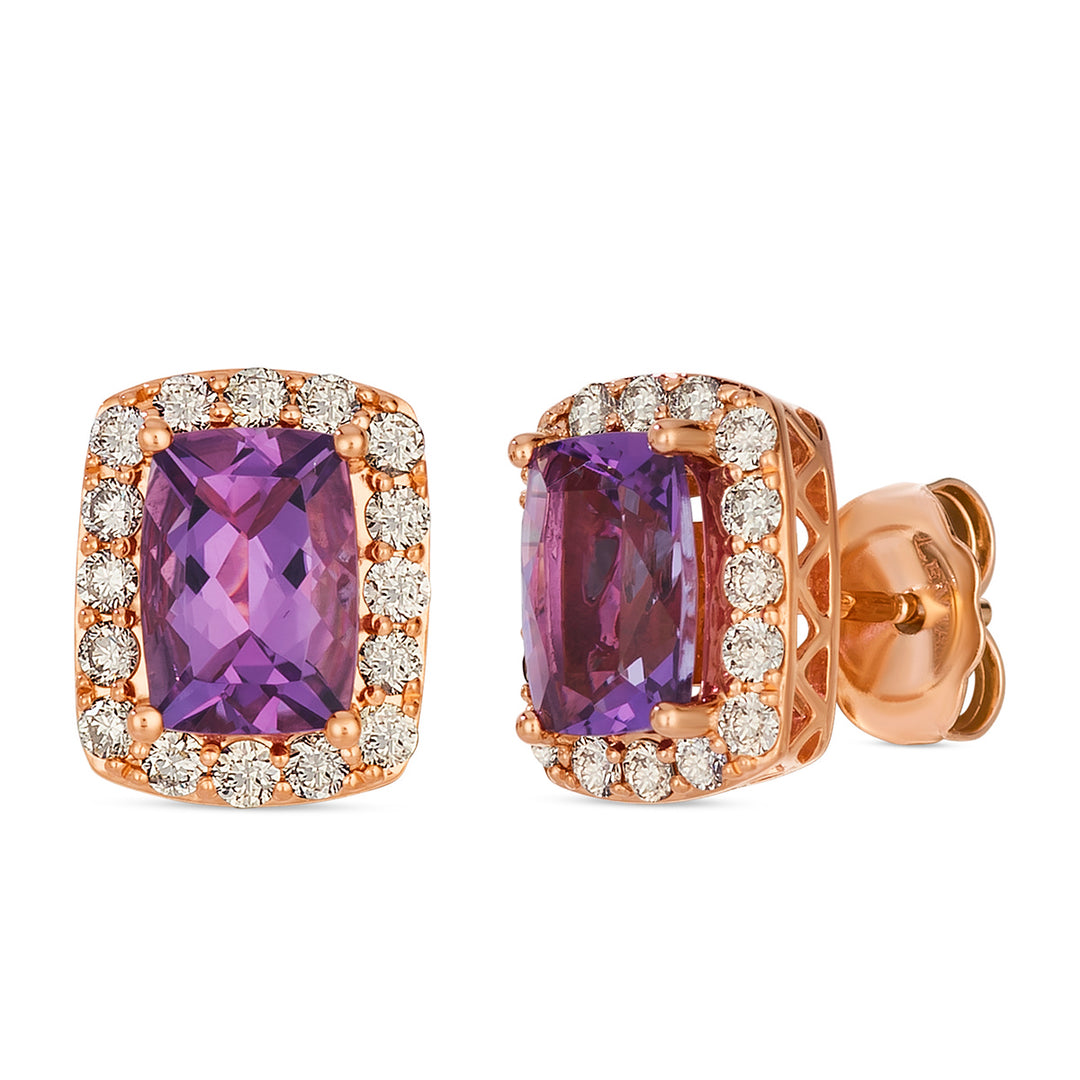 Strawberry Gold®Grape Amethyst™EARRINGS