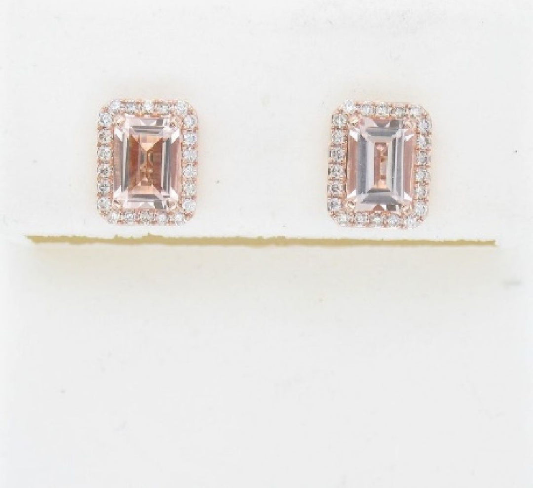 Strawberry Gold®Peach Morganite™EARRINGS