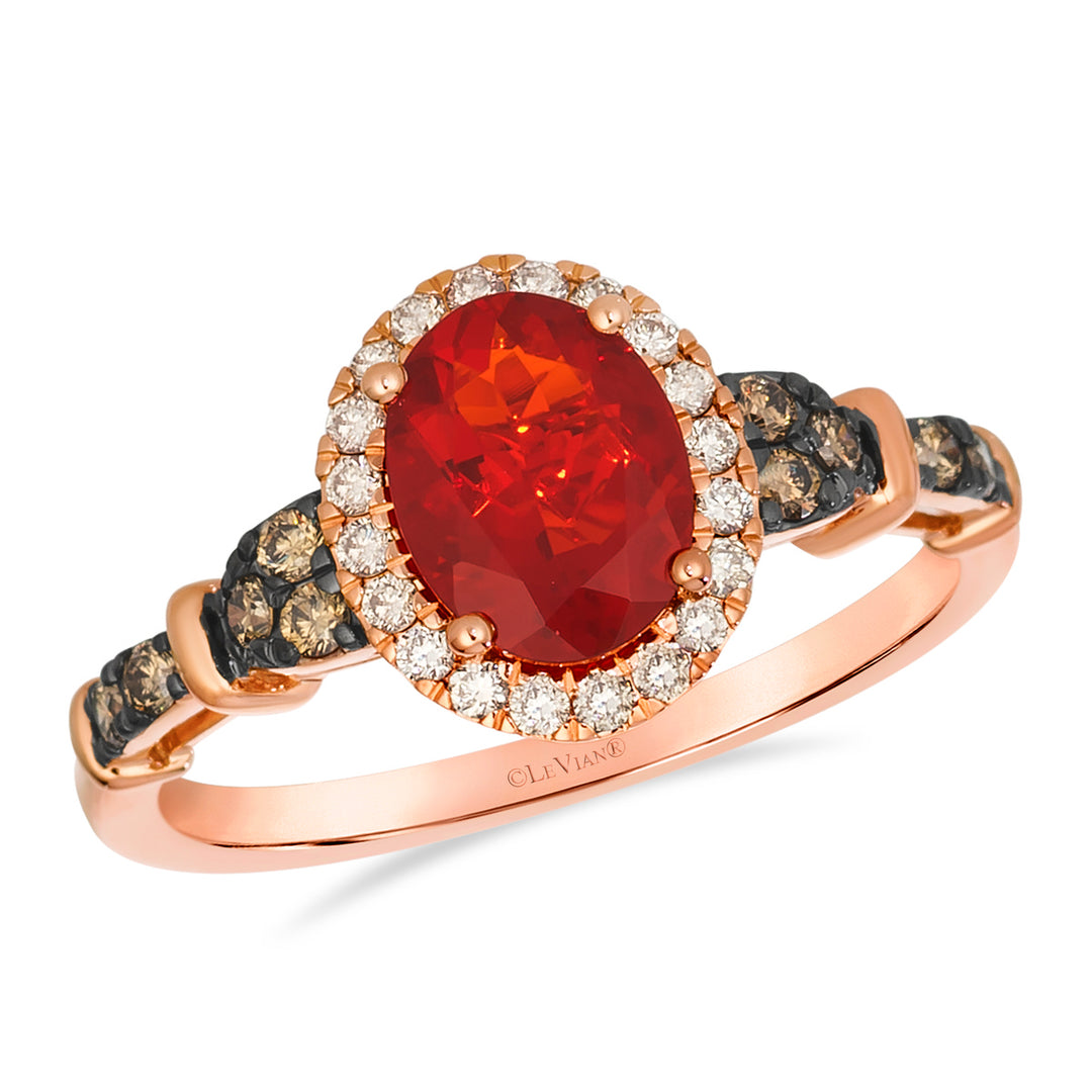 Strawberry Gold®Neon Tangerine Fire Opal®RING