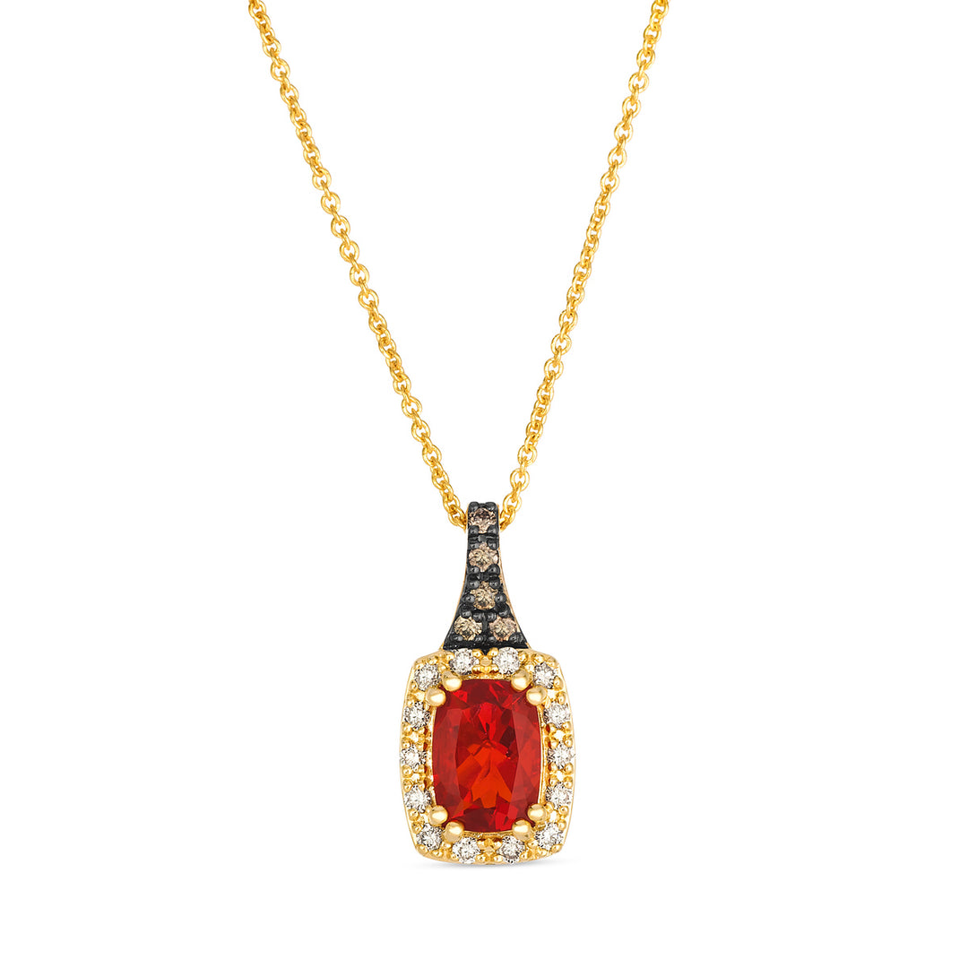 Honey Gold™Neon Tangerine Fire Opal®PENDANT