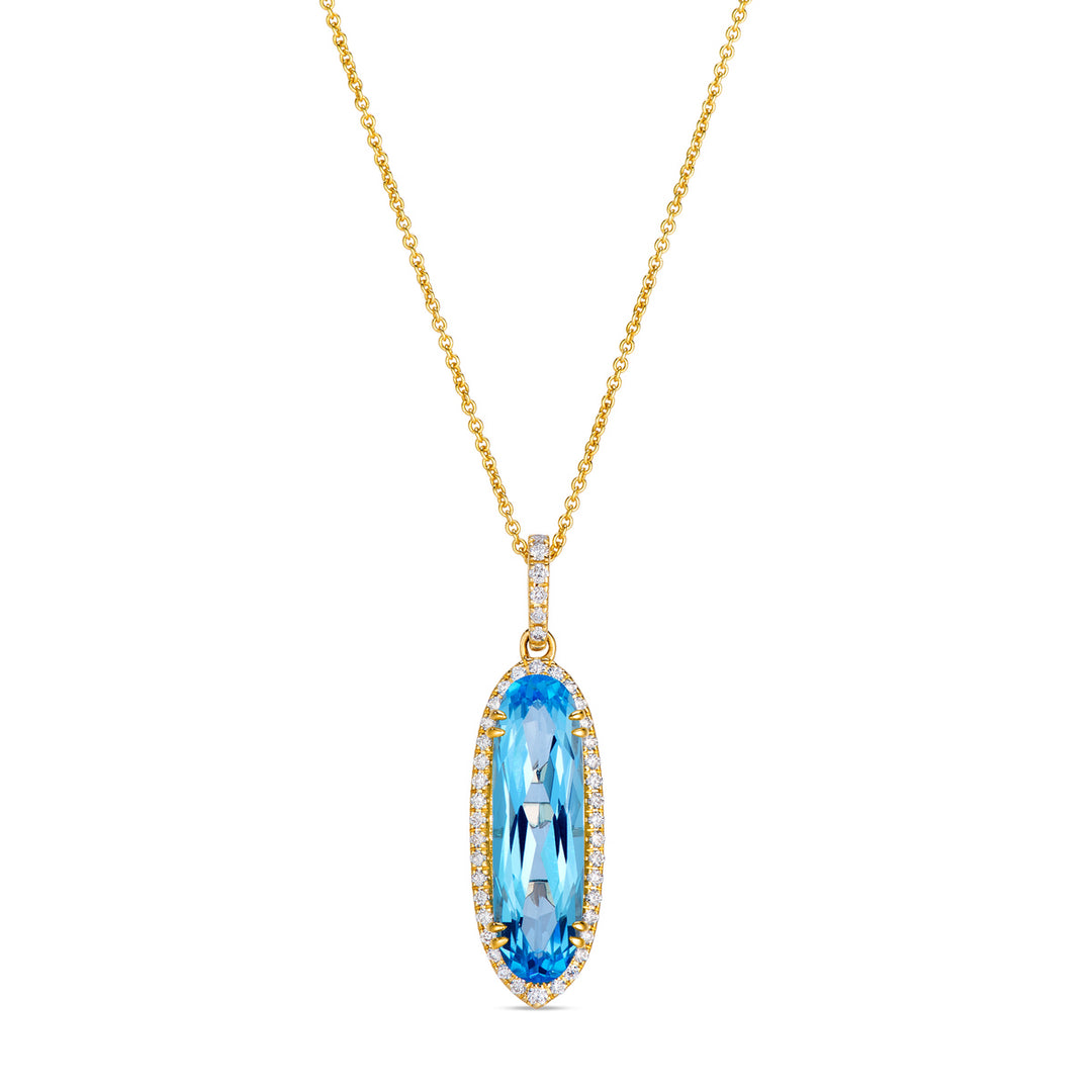 Honey Gold™Ocean Blue Topaz™PENDANT