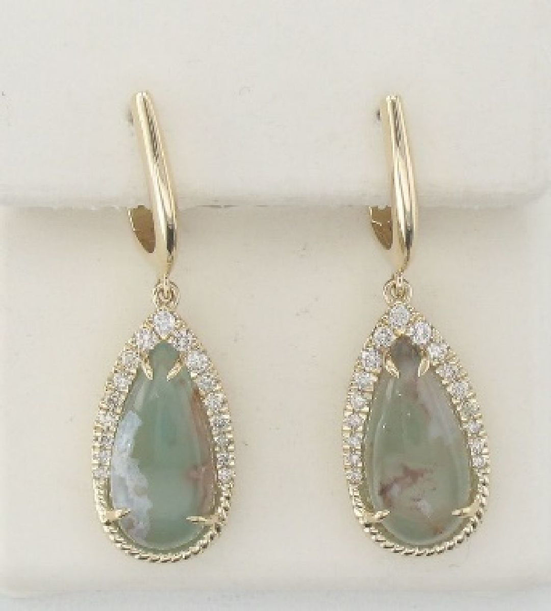 Honey Gold™Peacock Aquaprase™EARRINGS
