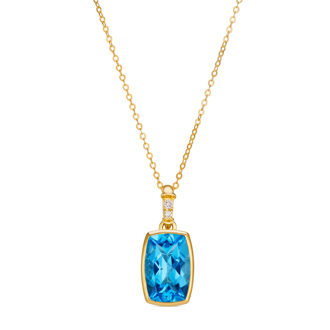 Honey Gold™Ocean Blue Topaz™PENDANT