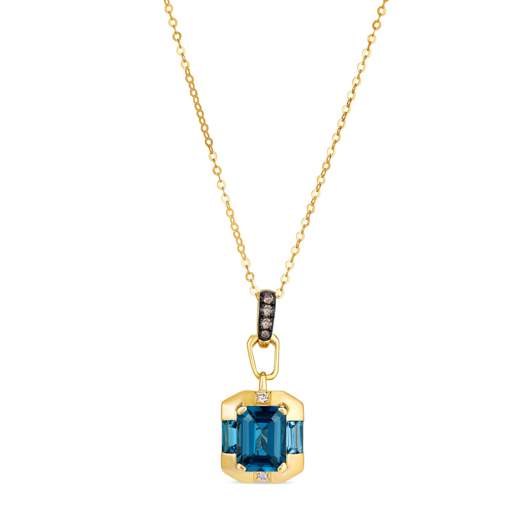 Honey Gold™Deep Sea Blue Topaz™PENDANT