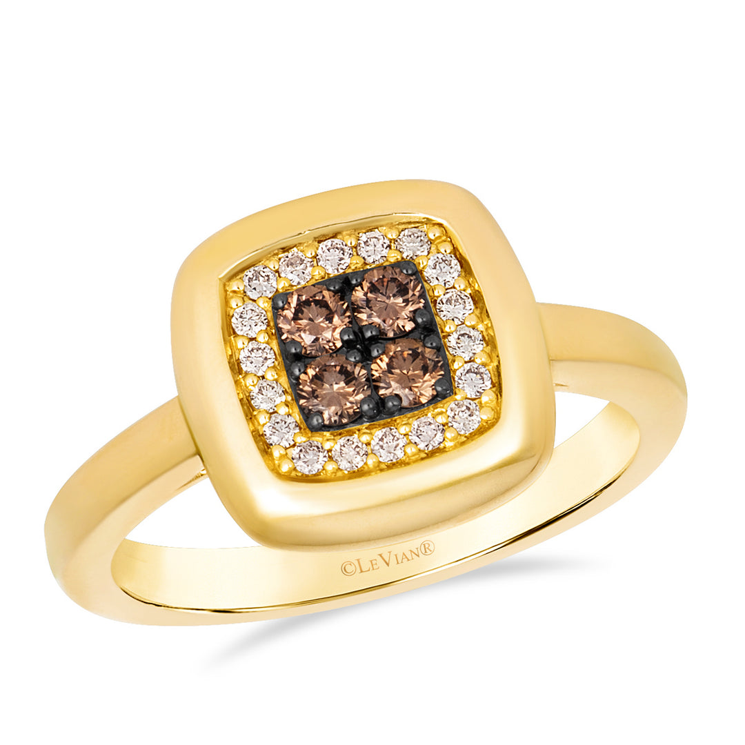 Honey Gold™Chocolate Diamonds®RING