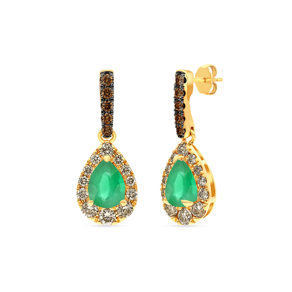 Honey Gold™Costa Smeralda Emeralds™EARRINGS