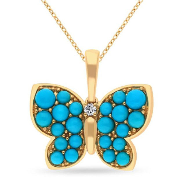 Honey Gold™Robins Egg Blue Turquoise™PENDANT