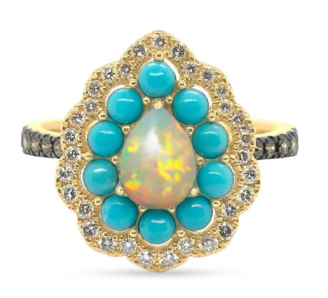 Honey Gold™Neopolitan Opal®RING