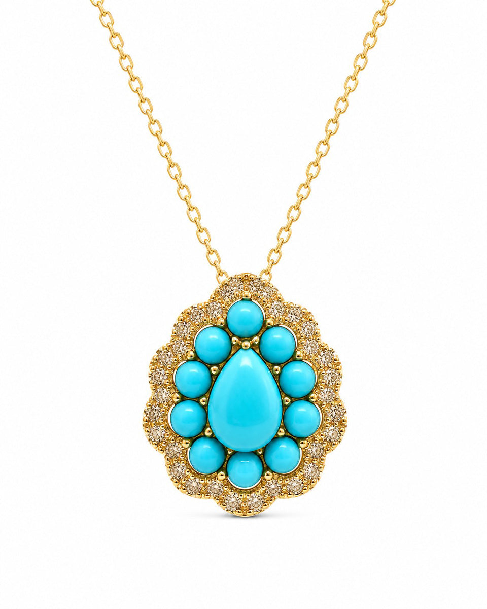 Honey Gold™Robins Egg Blue Turquoise™PENDANT