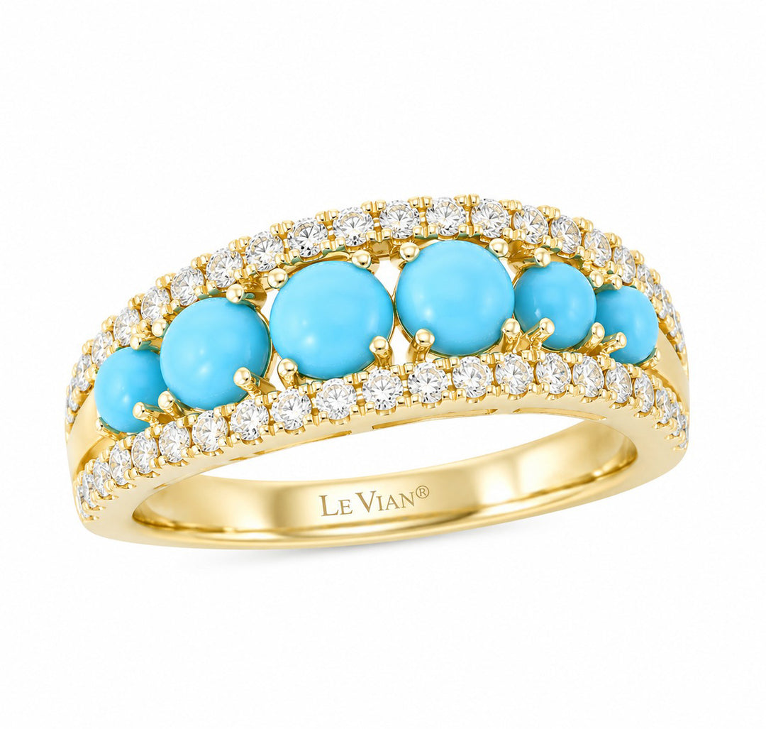 Honey Gold™Robins Egg Blue Turquoise™RING