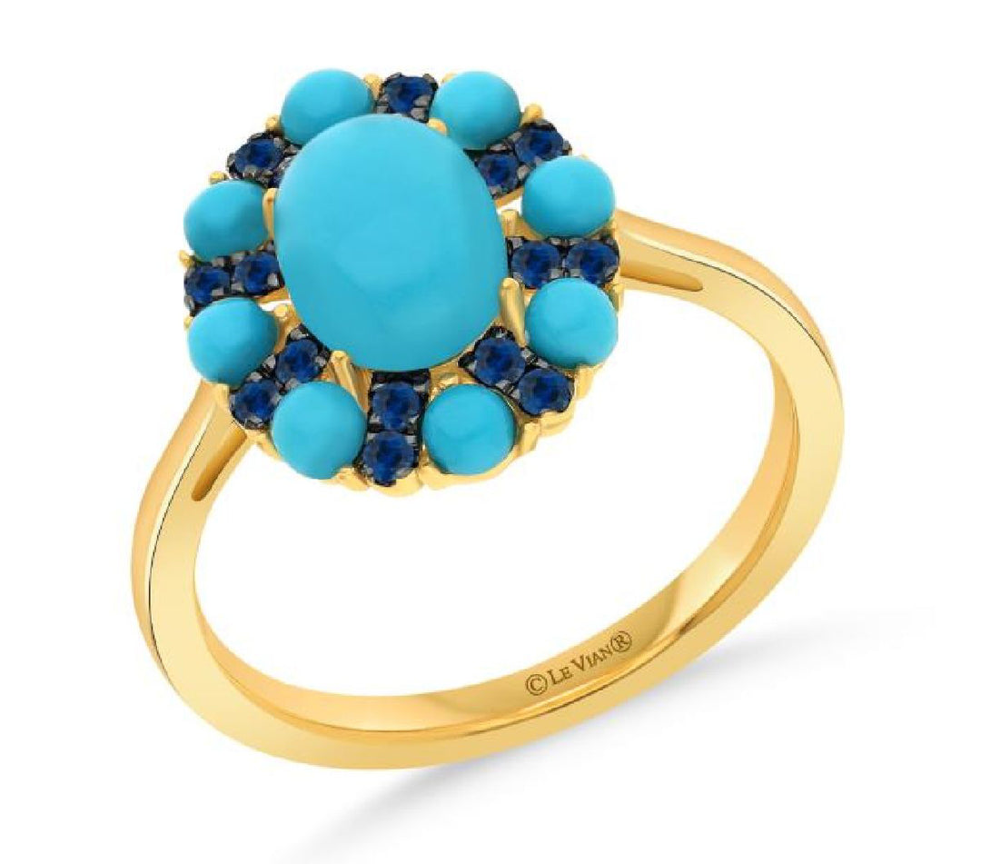Honey Gold™Robins Egg Blue Turquoise™RING