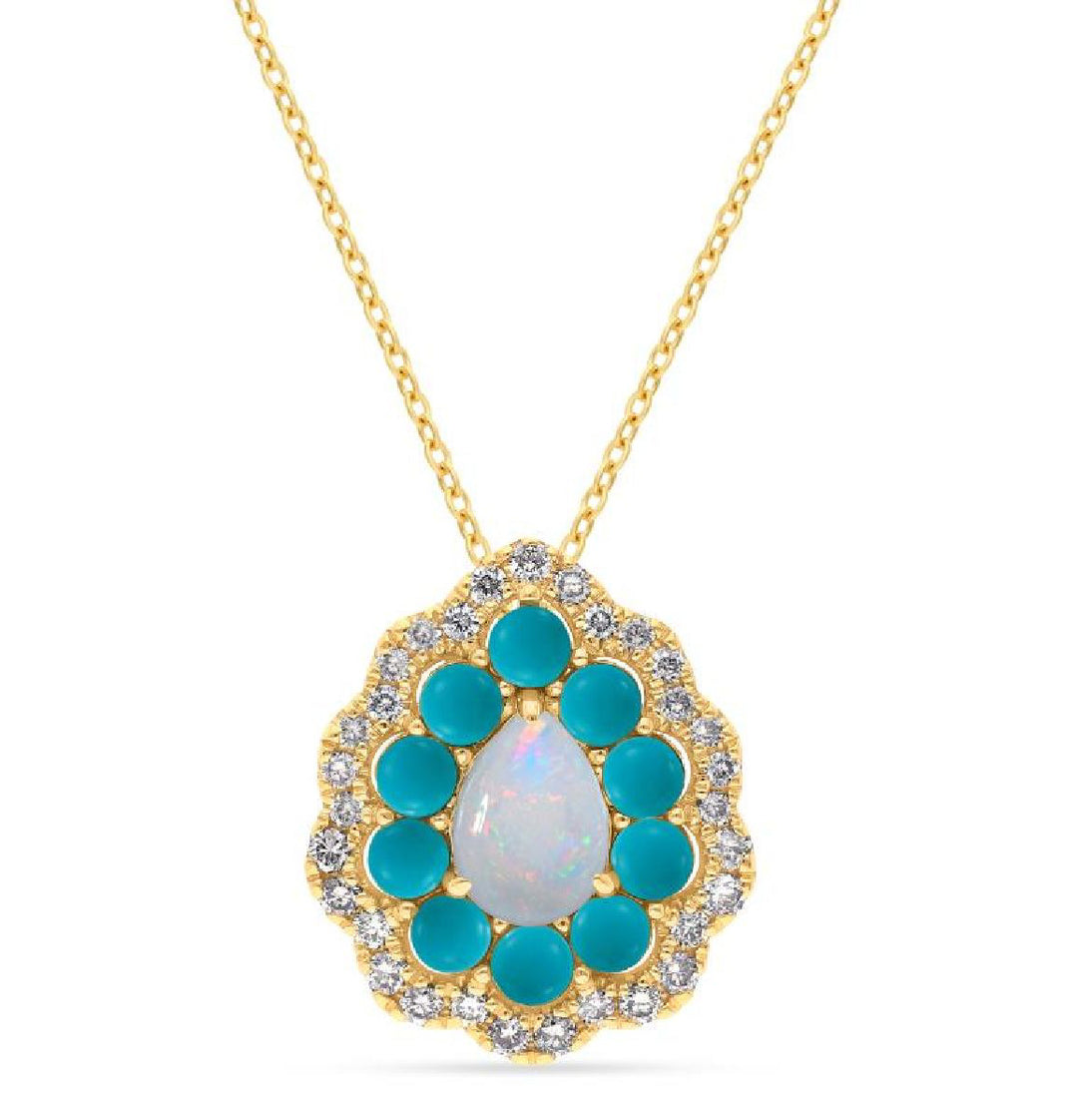 Honey Gold™Neopolitan Opal®PENDANT