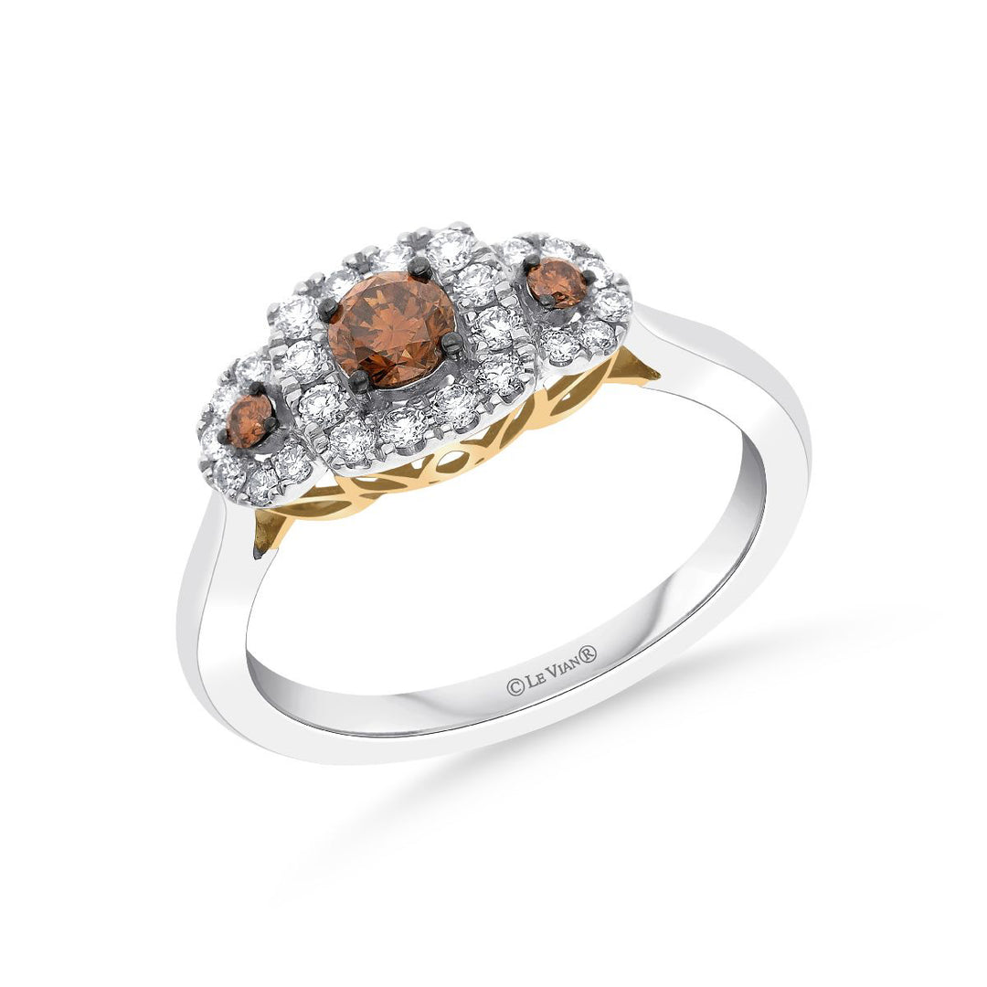 Honey Gold™Chocolate Diamonds®RING