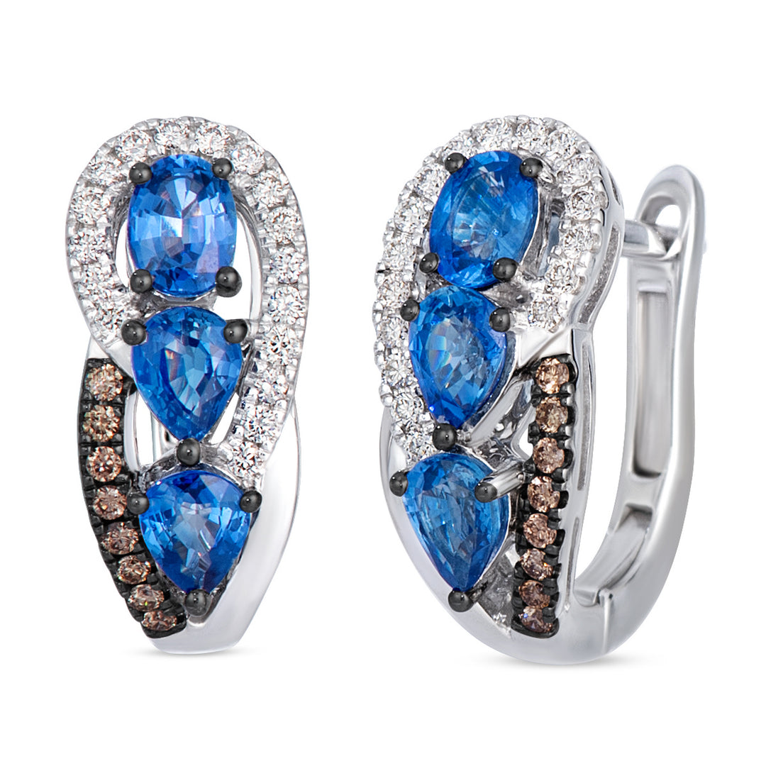 Vanilla Gold®Blueberry Sapphire™EARRINGS