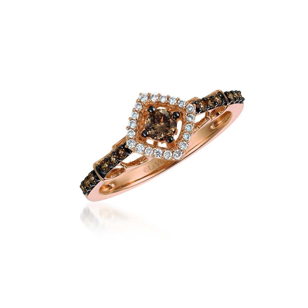 Strawberry Gold®Chocolate Diamonds®RING