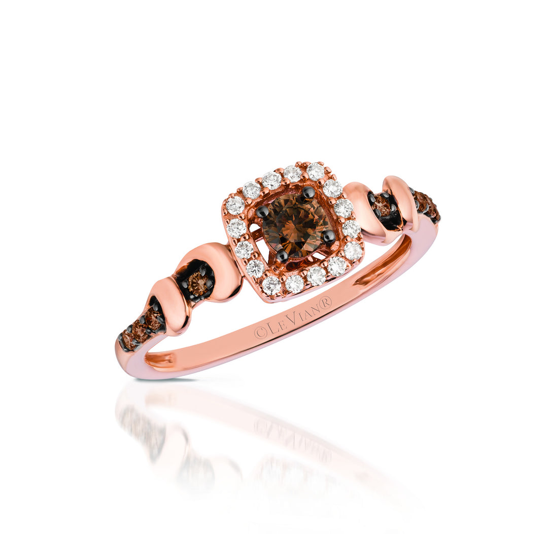 Strawberry Gold®Chocolate Diamonds®RING