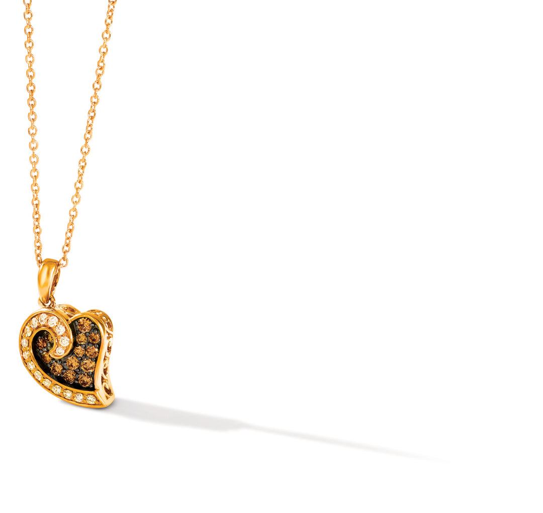 Strawberry Gold®Chocolate Diamonds®PENDANT