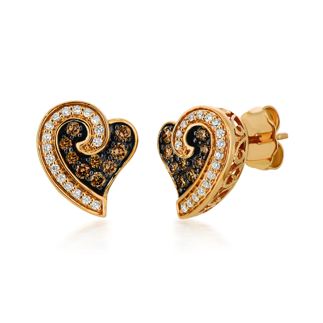 Strawberry Gold®Chocolate Diamonds®EARRINGS