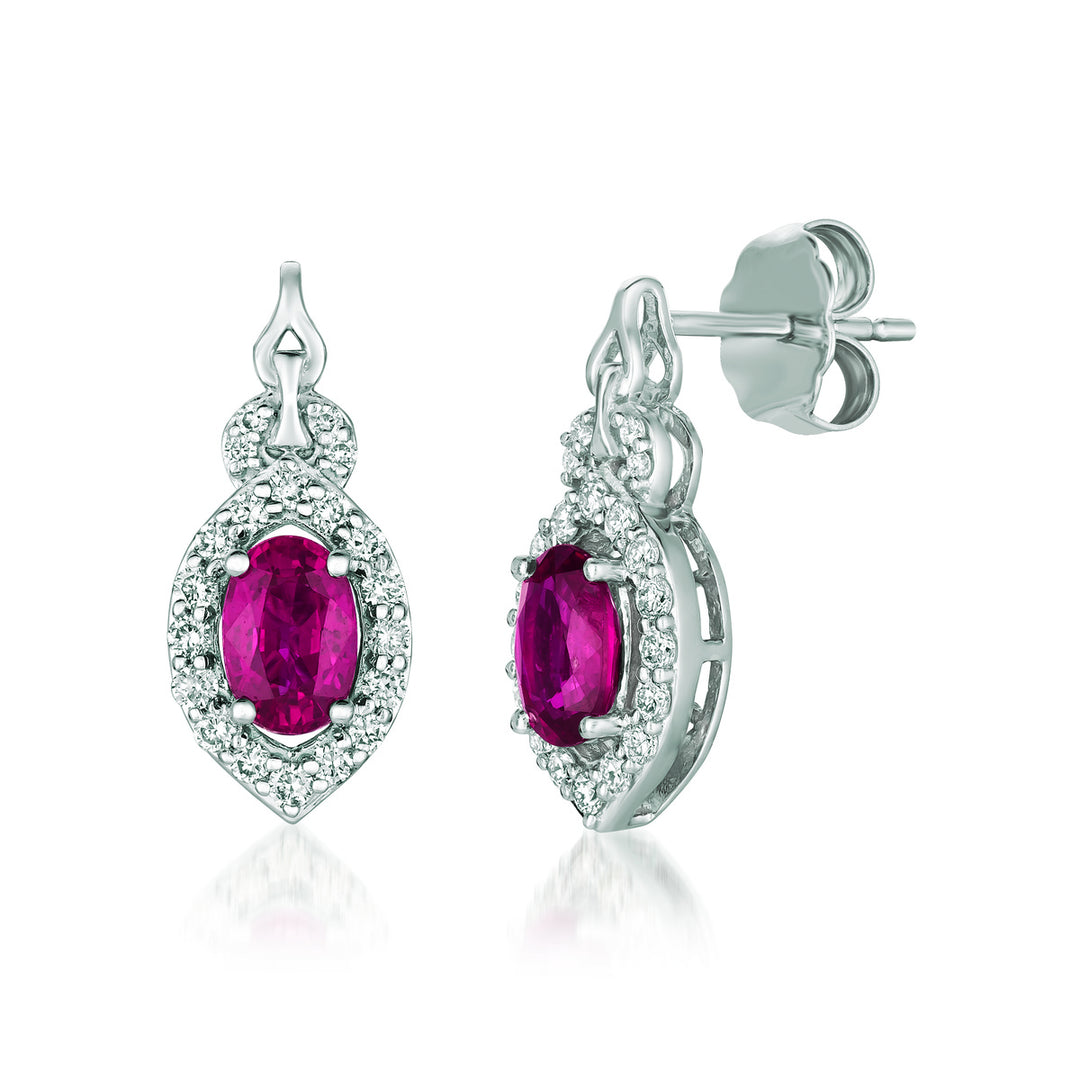 Vanilla Gold®Passion Ruby®EARRINGS