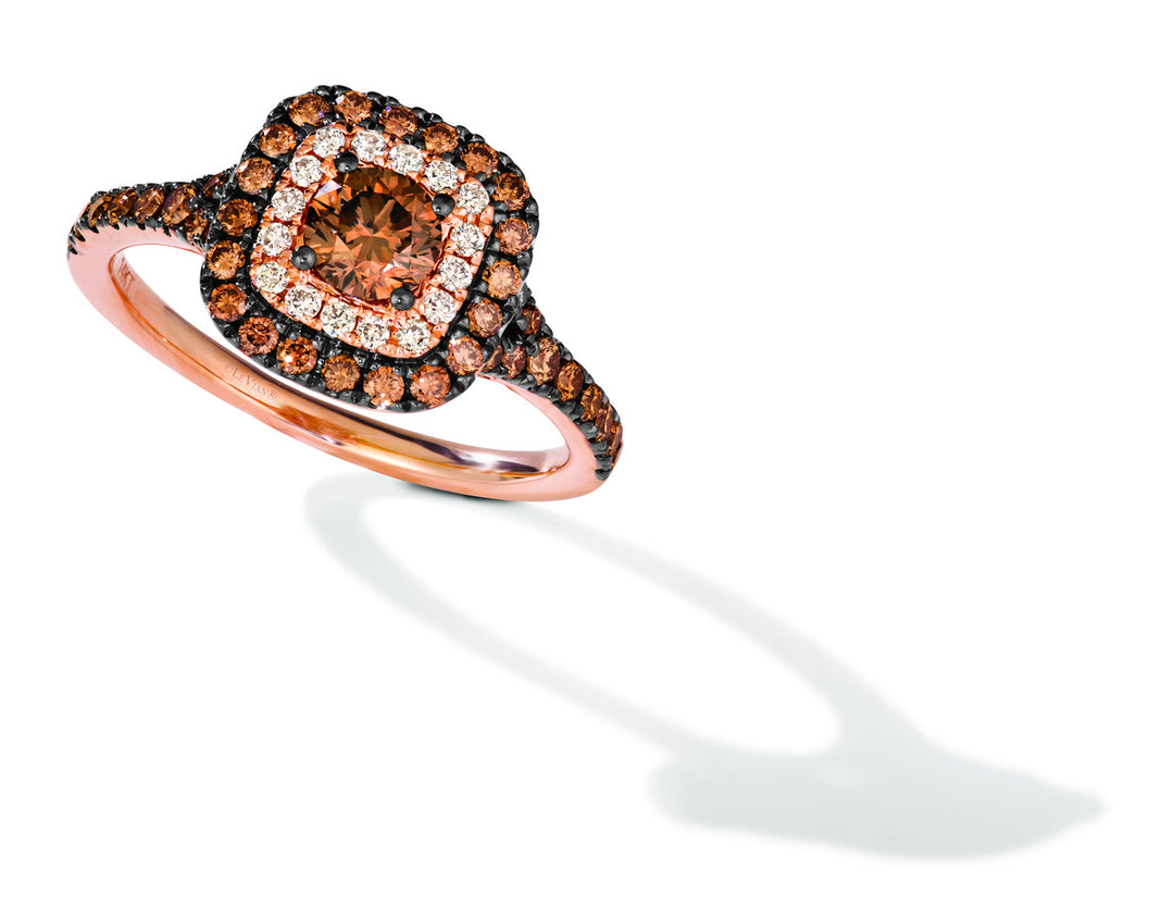 Strawberry Gold®Chocolate Diamonds®RING