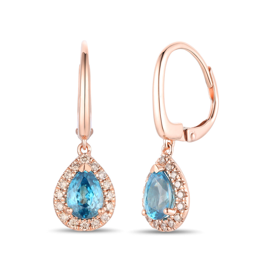 Strawberry Gold®Blueberry Zircon®EARRINGS