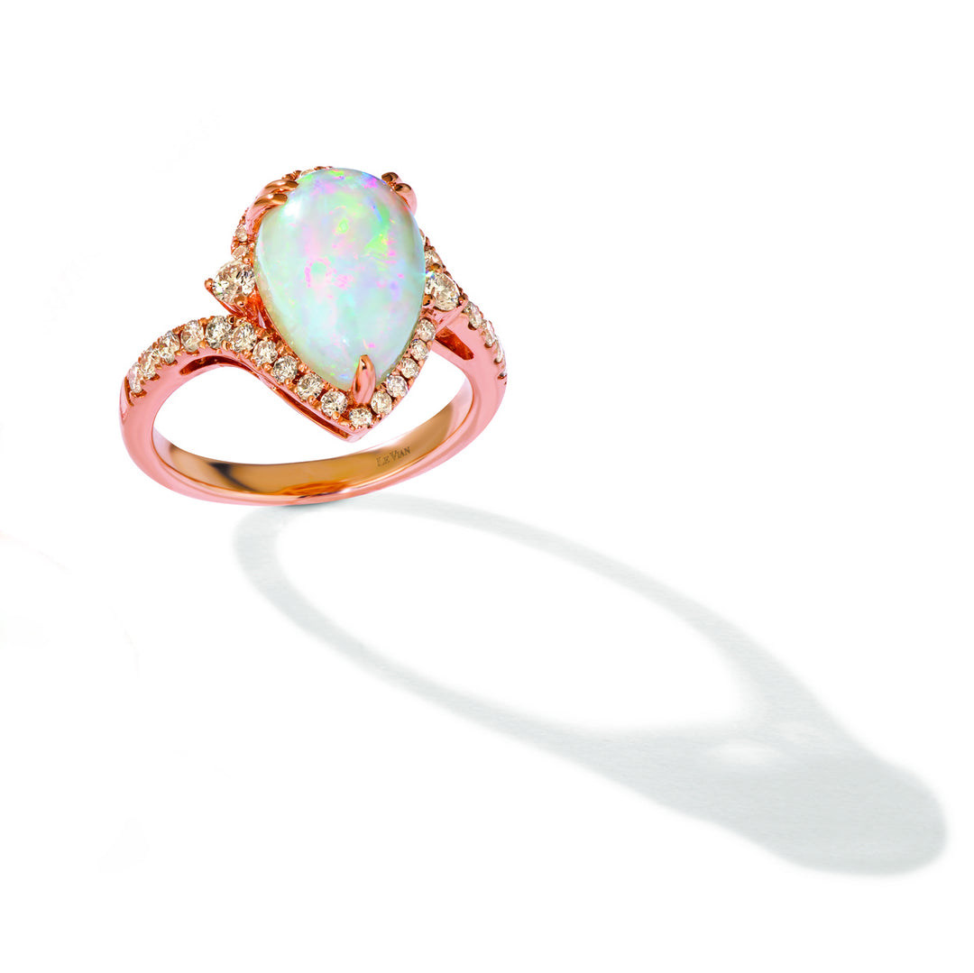 Strawberry Gold®Neopolitan Opal®RING