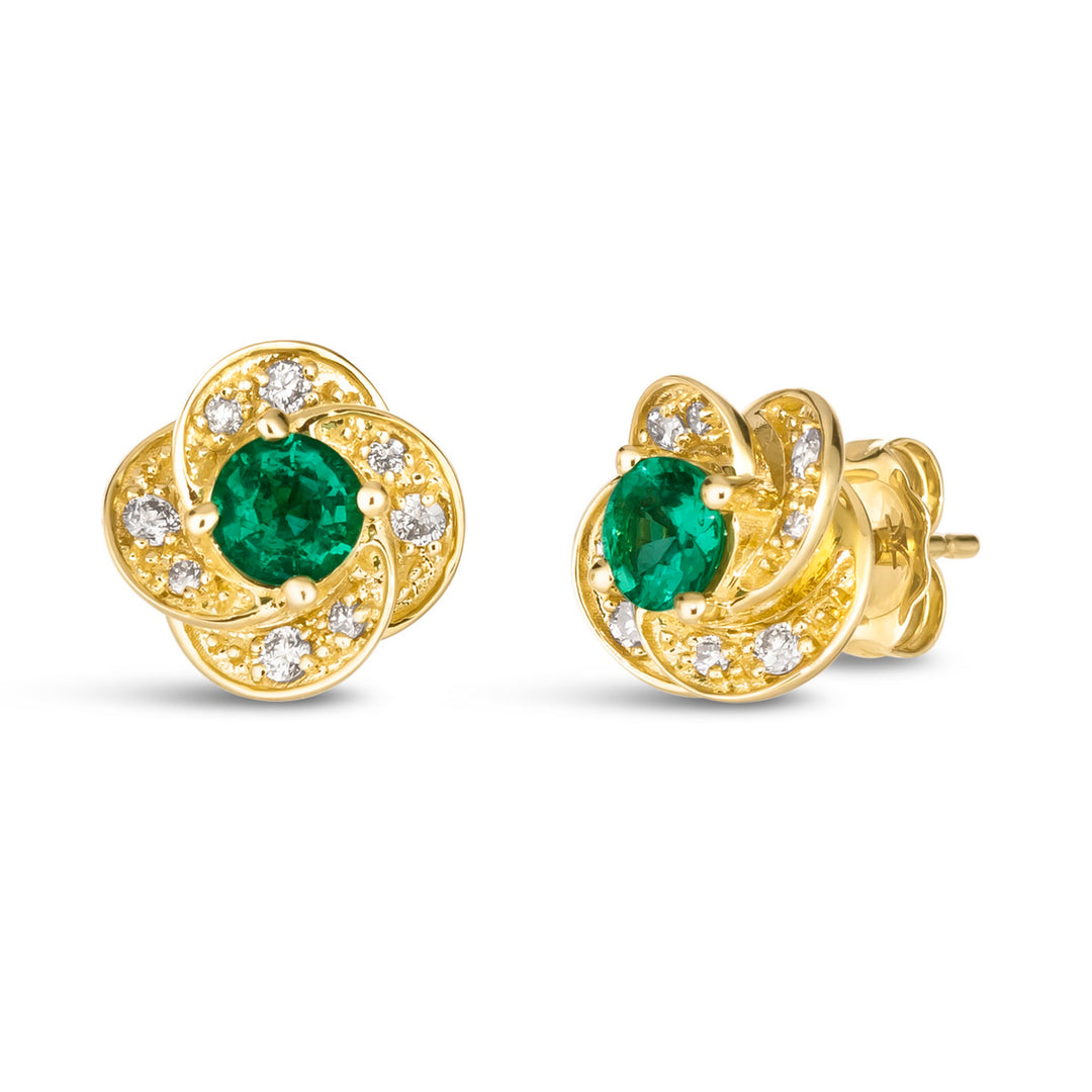 Honey Gold™Costa Smeralda Emeralds™EARRINGS