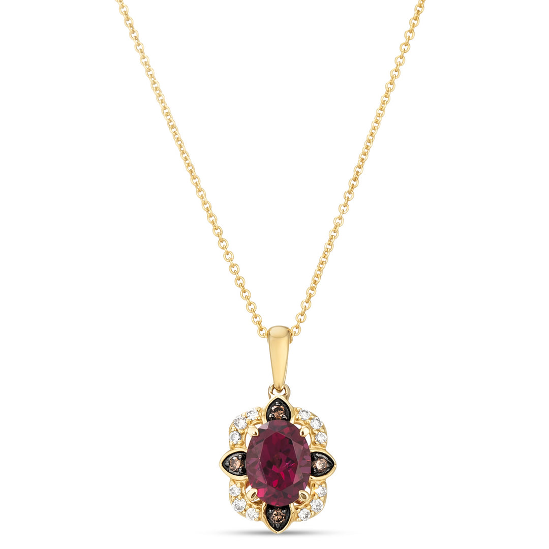 Honey Gold™Raspberry Rhodolite®PENDANT
