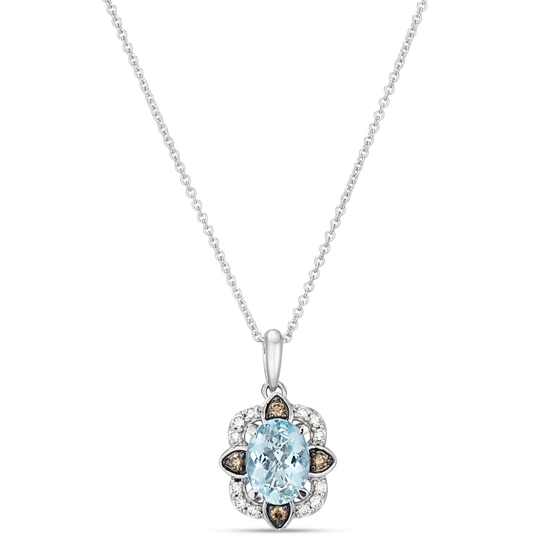 Vanilla Gold®Sea Blue Aquamarine®PENDANT
