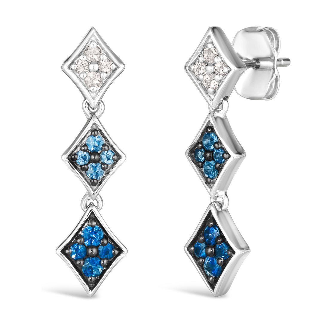 Vanilla Gold®Denim Ombré® SapphireEARRINGS