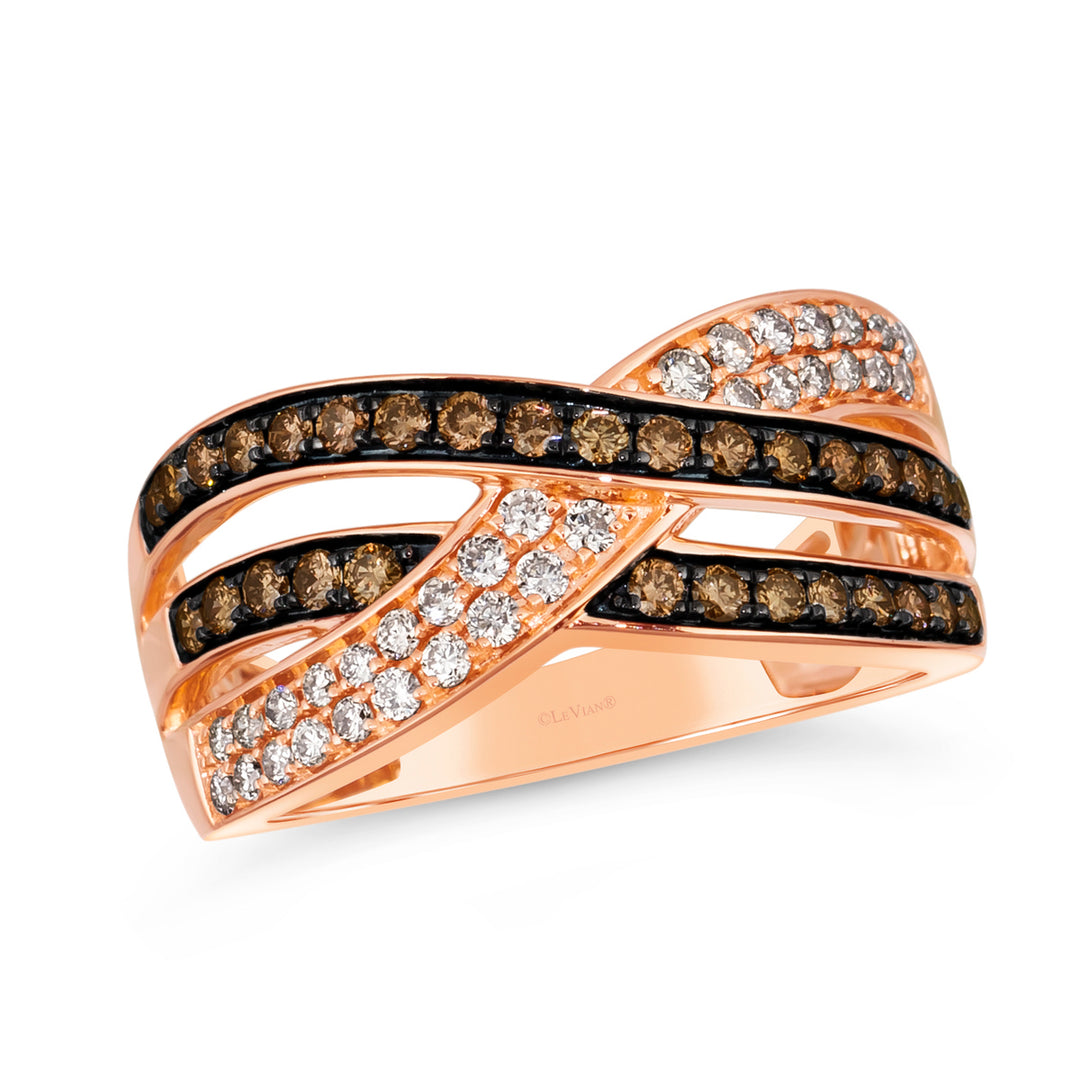Strawberry Gold®Chocolate Diamonds®RING