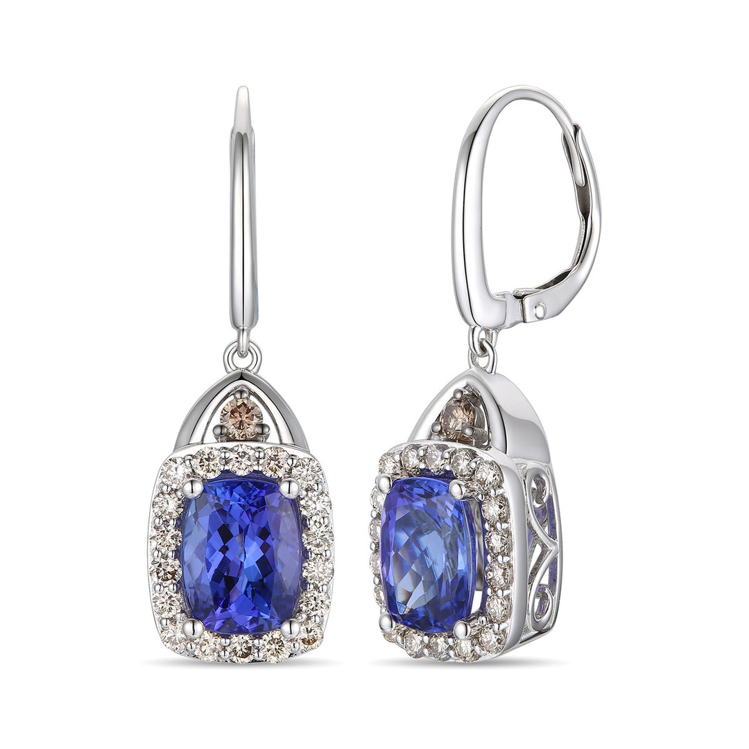 Vanilla Gold®Blueberry Tanzanite®EARRINGS