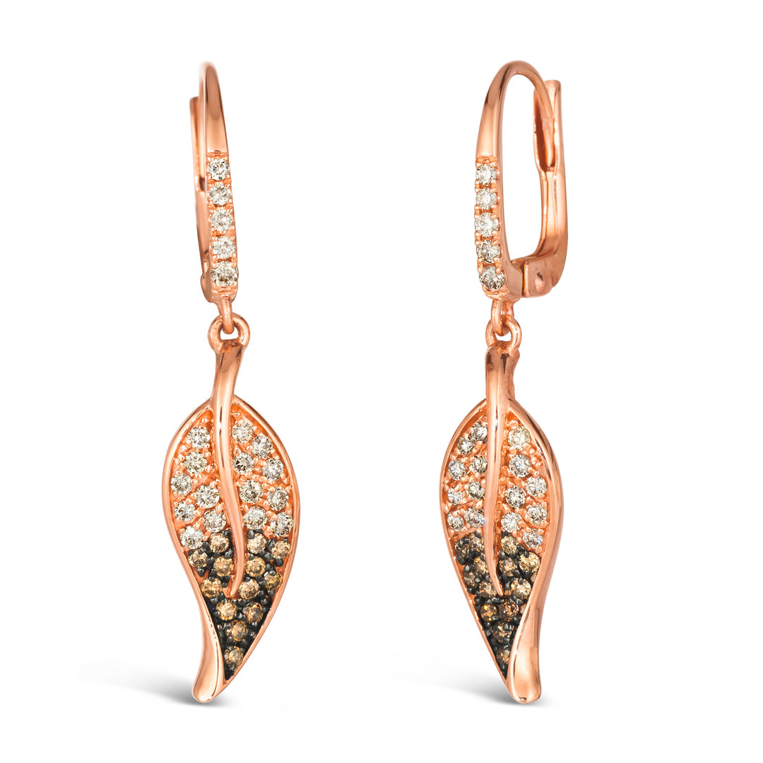 Strawberry Gold®Chocolate Ombré® DiamondsEARRINGS